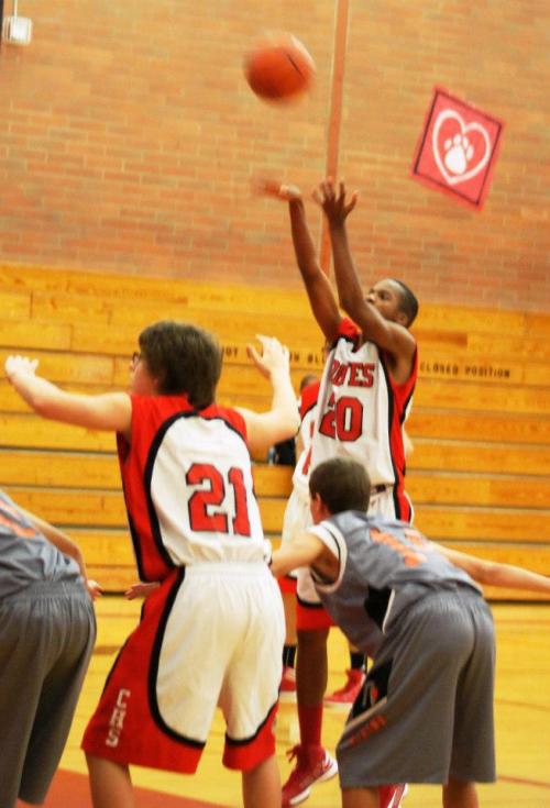Isaac Vargas (21) and Anthony Bergeron (20)
