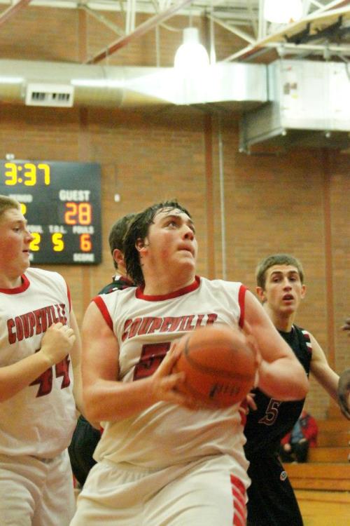 Nick Streubel prepares to inflict his wrath on anyone foolish to get in his way. (Shelli Trumbull photo)