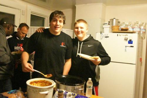 Nick Streubel (left) and Carson Risner.