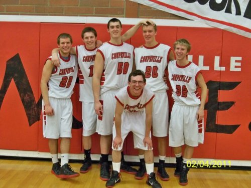 Hammer Time back in the day. Left to right, Ian Smith, Nevin Miranda, Hammer, Ben Hayes, Tyler King and, in front, Scott Davidson.