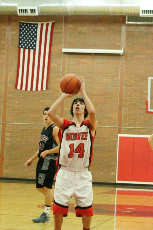 Ryan Griggs, here shooting a free-throw in a game earlier this season, is moving to Arizona. (Shelli Trumbull photos)