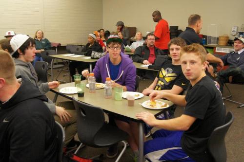 The Fab Four Frosh (l to r) are Griggs, Jared Helmstadler, Wiley Hesselgrave and Dalton Martin.