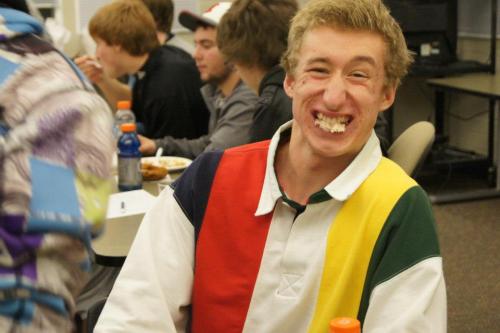 Josiah Campbell smiles for the camera.