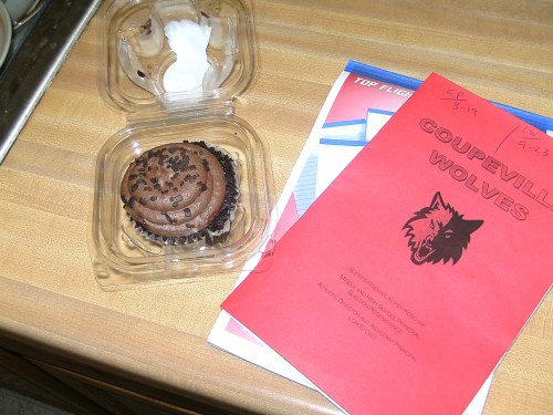 I shall wash it down with my tears of joy...