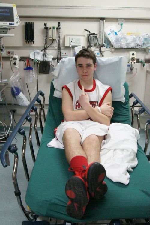 Aaron Trumbull has places to be and things to do. (Shelli Trumbull photos)