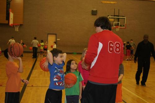 Other lil' guys want to grow up to be like The Big Hurt himself, Nick Streubel.