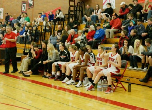 Being awesome is thirsty work, so Amanda Fabrizi (far right) stays hydrated.