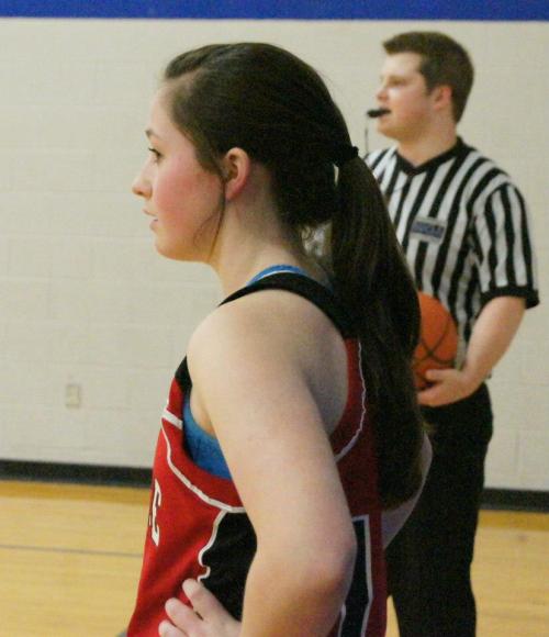 "We're scoring three baskets for every time you pinch me!!" (Shelli Trumbull photos)