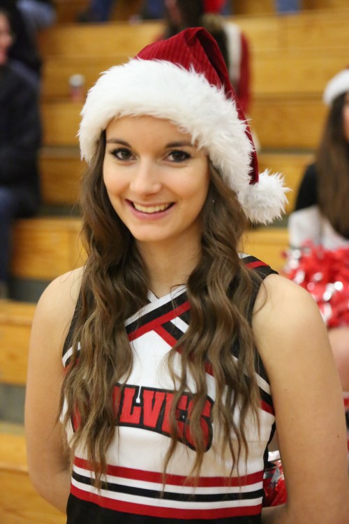 Belgium's #1 cheerleader, Iris Ryckaert. (John Fisken photo)