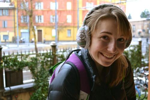 Lily Doyle, out seeing the world.