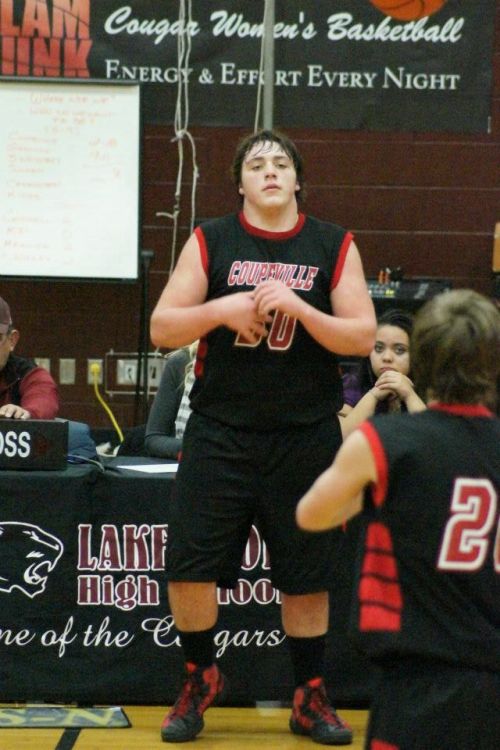 Nick "The Big Hurt" Streubel, 6 feet, 4 inches of point-scoring power. (Shelli Trumbull photo)