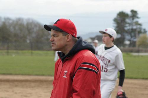 Another ump melts under the Tumblin Stare O' Death.