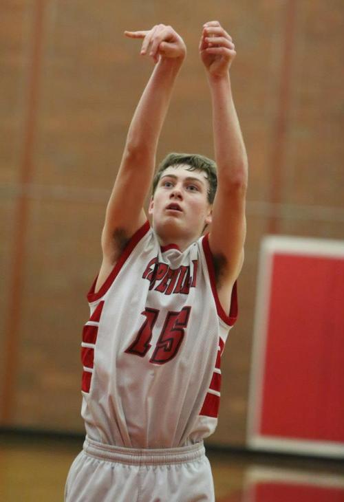 Aaron Curtin gets intense. (Shelli Trumbull photo)