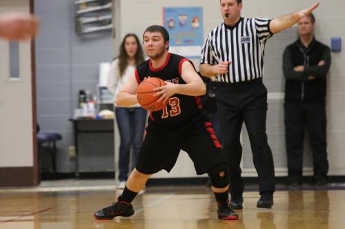 "I got you, Messner! I'll throw this ball out of winter..." (John Fisken photo)