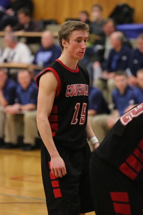 Josiah Campbell was one of three Wolf JV players to make their varsity debut Tuesday.