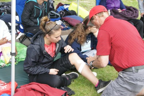 Nicole Becker unleashes her speedy feet...