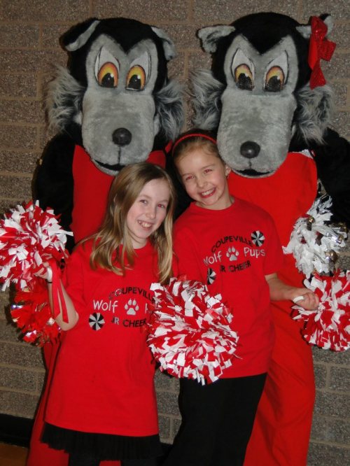 The future of Wolf cheerleading. (Wendy McCormick photo)