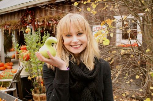 Chelsea Randall ... the woman who controls access to the chocolate mouse at Christopher's. (Kelsey Simmons photo)