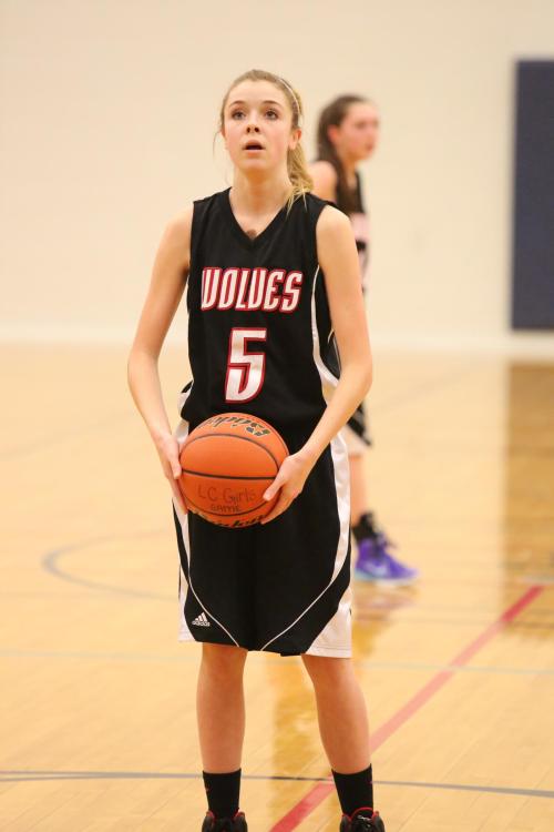 Kacie Kiel scored her first varsity points in her playoff debut.