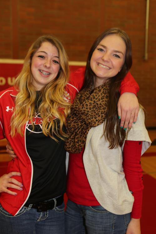 Katie Kiel (left) and Rhiannon Ellsworth. (John Fisken photos)