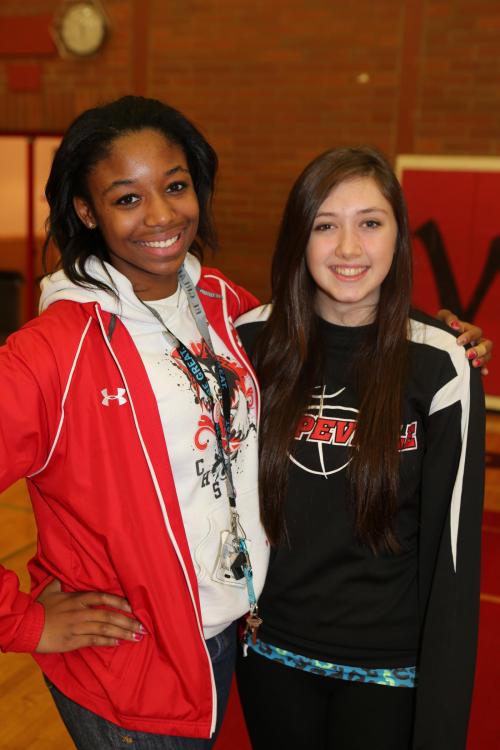 Jai'Lysa Hoskins (left) and Lauren Escalle.