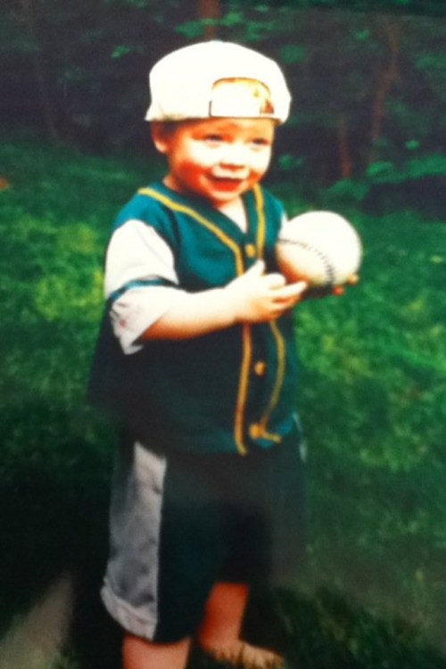 Baseball love started early.