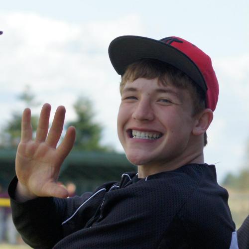 Korbin Korzan and baseball: a love affair. (Shelli Trumbull photo)