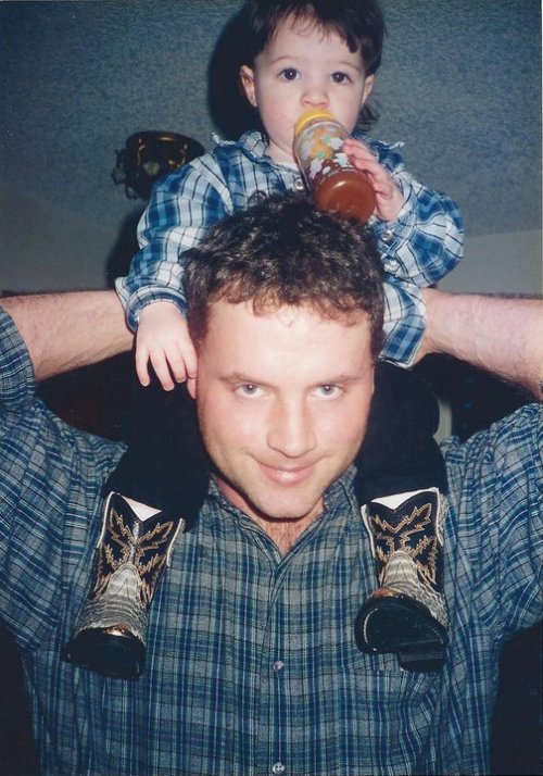 Kurtis and dad Mike.