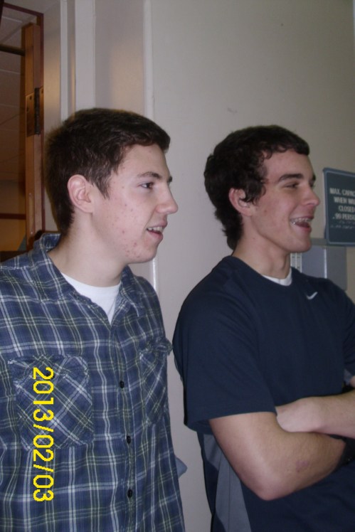 Pope (left) and Ben Etzell.