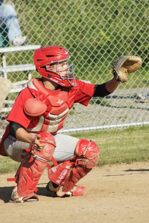Jake Tumblin anchors the team behind the plate on the base paths, where he was a base stealing whiz last season.