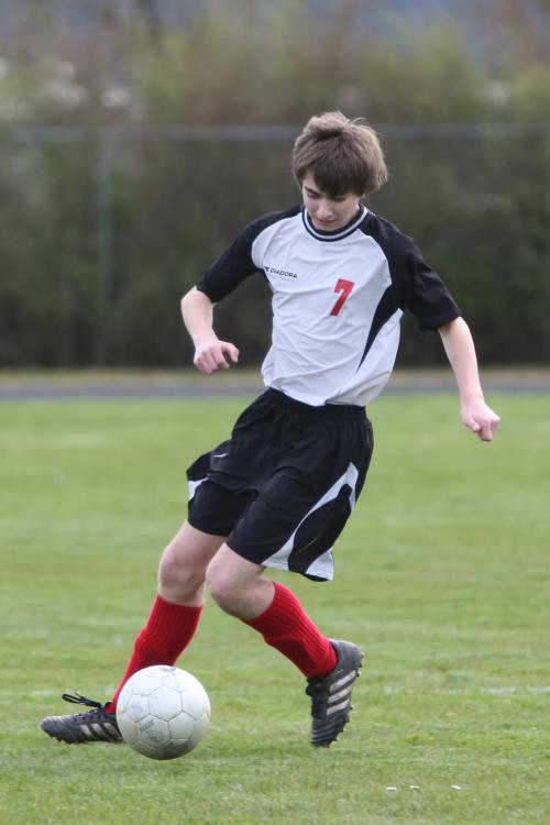 Ryan Freeman operates in the open field.