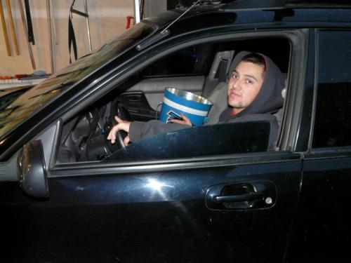 You see me driving, but you can't touch my bucket.