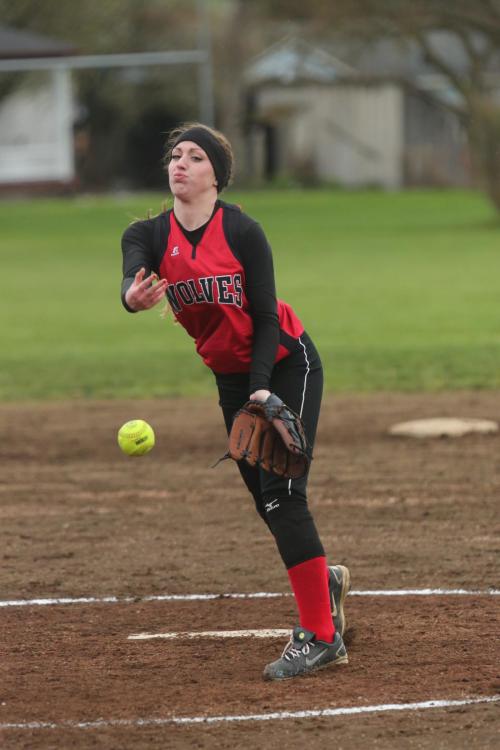 Maria Rockwell flings heat on a freezing day.