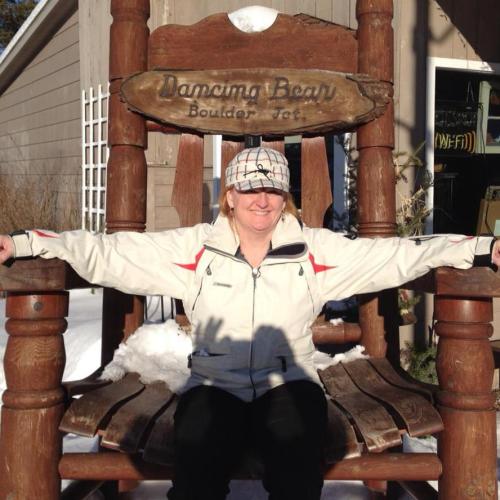 CHs schedule maker extraordinaire Kim Andrews, seen here in a sunnier moment, must now retreat to her office and repair a blown-up schedule.