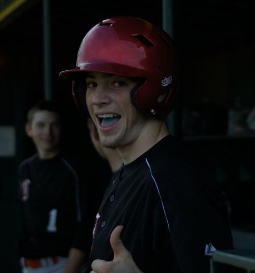 Kurtis Smith is excited. (Shelli Trumbull photo)