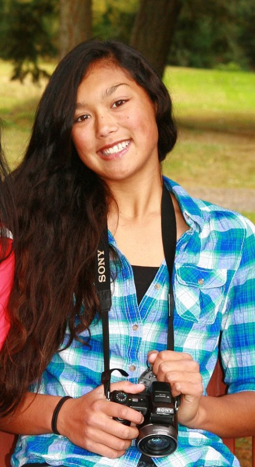 Wolf frosh Makana Stone went 2-for-2 in her first high school track meet.