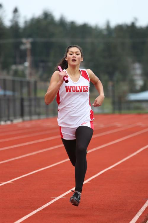 Makana Stone WAY out in front. (John Fisken photo)