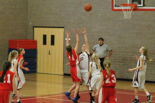 McGranahan goes hard to the hoop.