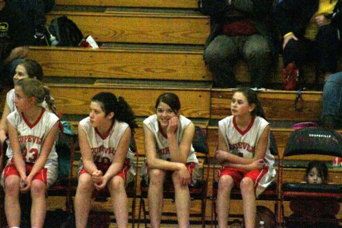 Even in foul trouble, McGranahan is all smiles.