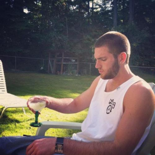 "Hey, careful man, there's a beverage here!"