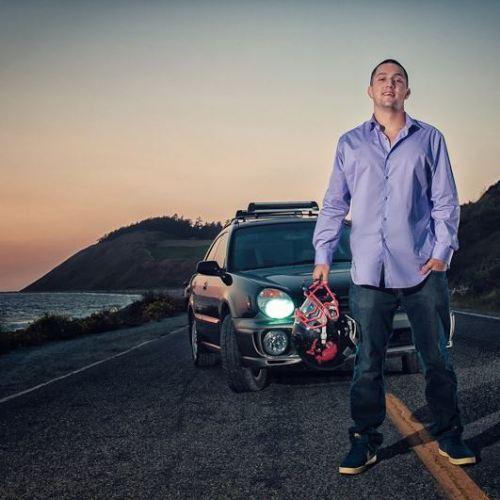 Danny Savalza and his ride.