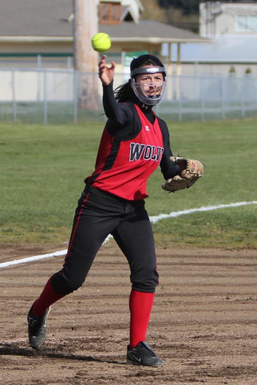 A standout on defense, Chevy Reyes crunched a big-time hit Friday. (John Fisken photo)