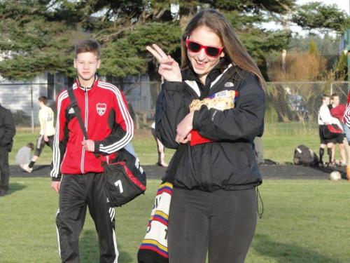 Super fan Cassie Niel.