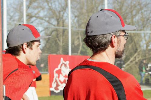 Like father, like son, as Mike and Ben Etzell rep the red and black.