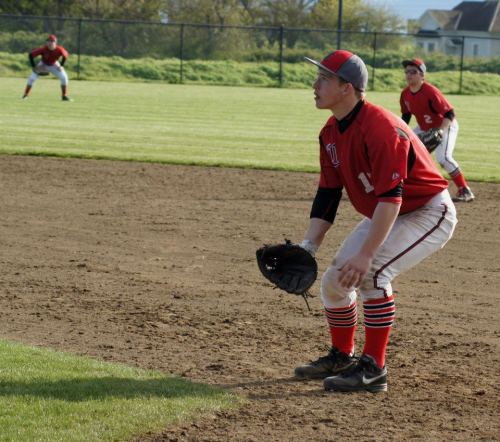 Korbin Korzan hadn't played at first this season, yet made several outstanding defensive play there Tuesday.