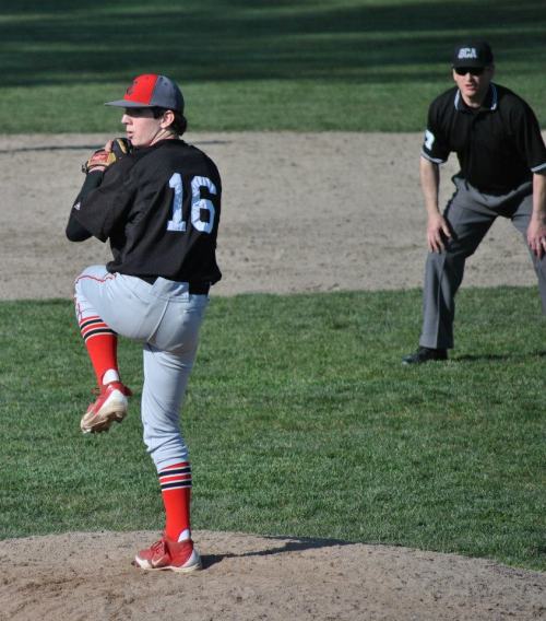 Cole Payne makes his high school pitching debut.