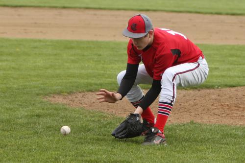 Aaron Curtin and teammates will have their eye on the ball today. (John Fisken photos)