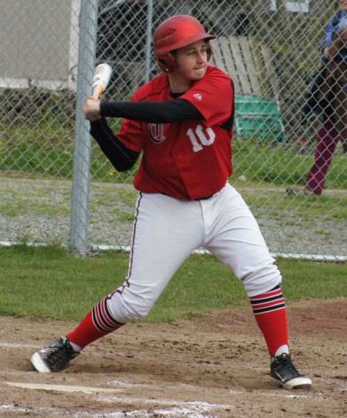 Kyle Bodamer is becoming a hitting machine. (Shelli Trumbull photos)