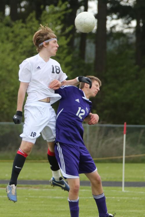 Josh Wilsey sacrifices his noggin.
