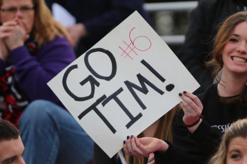 With five of its next six games at home, the Coupeville boys' soccer squad will enjoy fan support like this. (John Fisken photo)